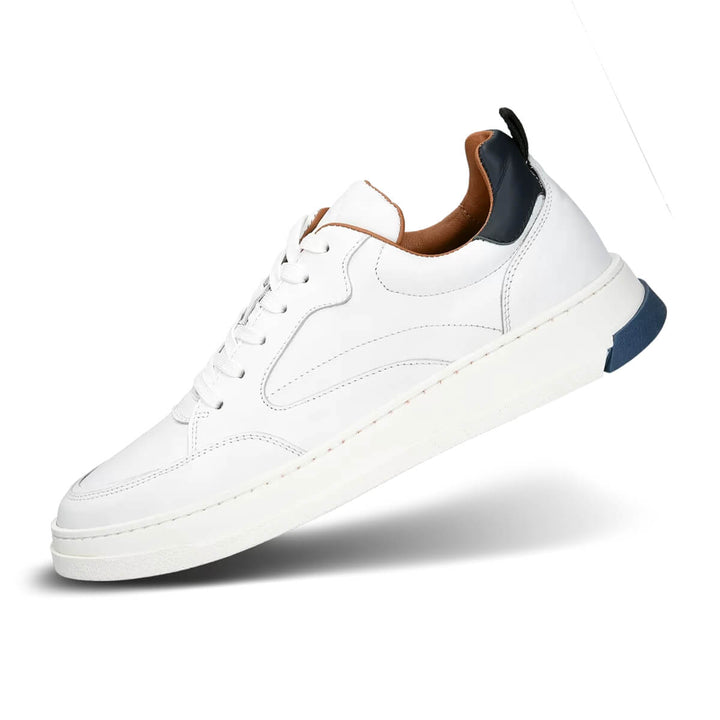 Bugatti Franc White Mens Trainers 321-AA502-5000-2000 - Baks Menswear