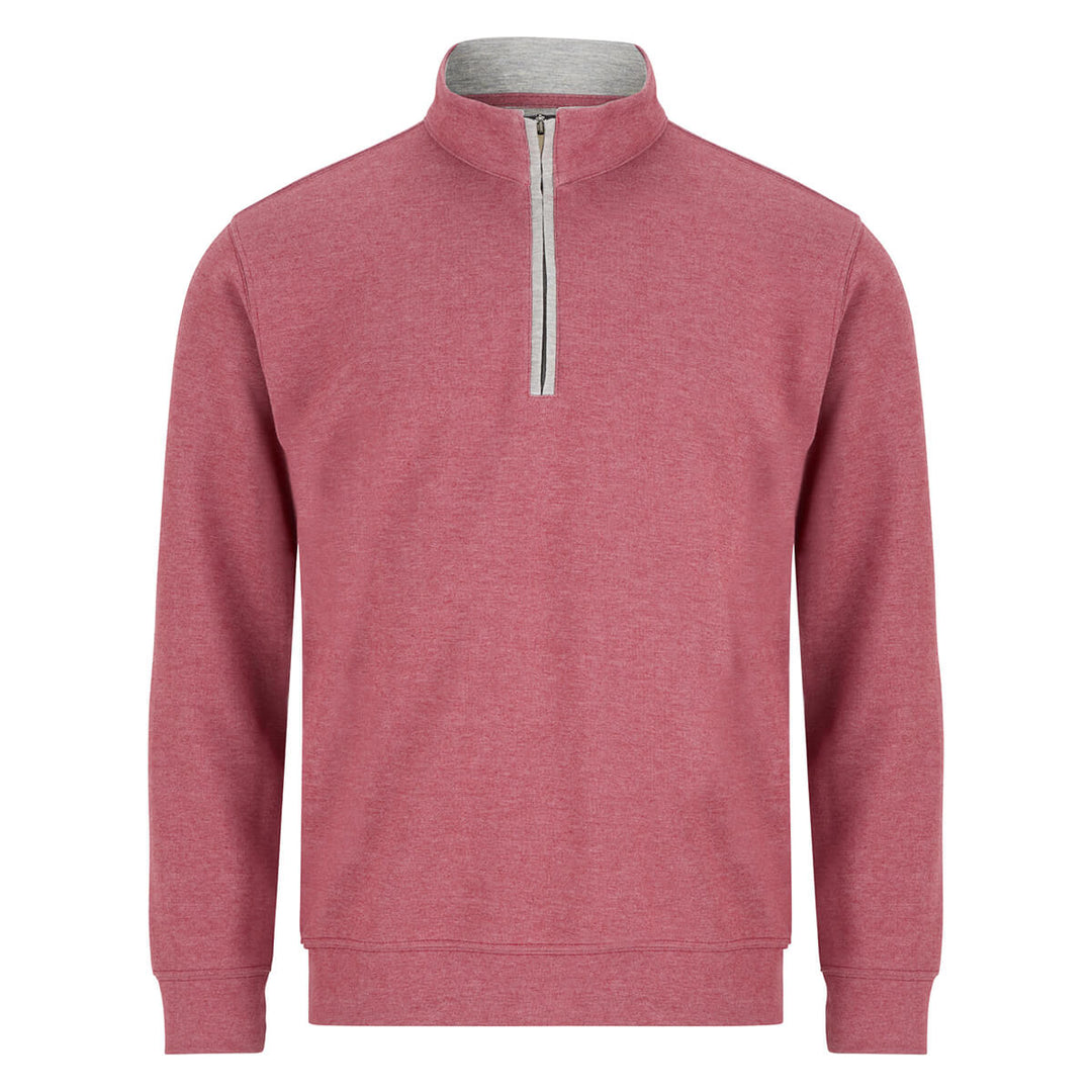 DG's Drifter 133-55170-63 Dusky Pink Half Zip Mens Sweatshirt - Baks Menswear Bournemouth